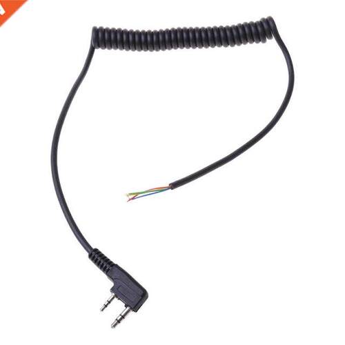 New 2 Pin 4-Wire Speaker Mic Cable for baofeng UV5R/Kenwood