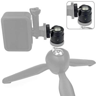 Ball Head With 1/4 Thread Universal 60 Degrees Swivel Monit