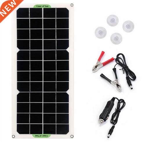 30W Solar Panel Car Van Boat Caravan Camper Trickle Portable