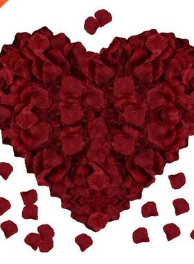 Wine Red Rose Pet for Romantic Night,Fake Roses Pet,Va