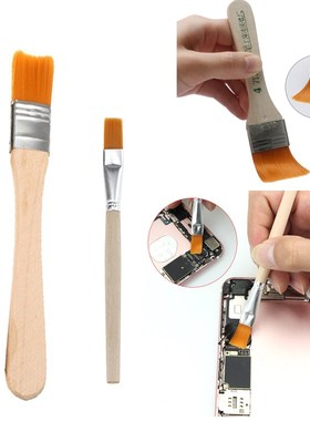 Soft Dust Cleaning Brush with Wooden Handle For iPhone Sams