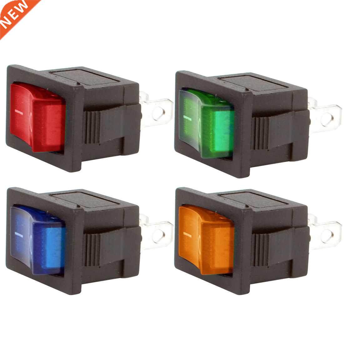Push Button Switch 5pcs 3A 250V 3 Pin Snap-in On/Off Rocker