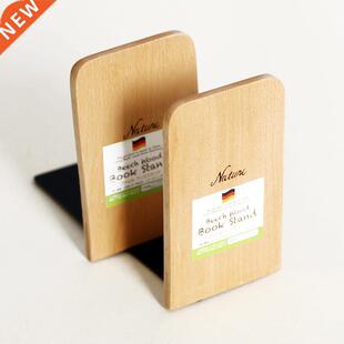 Book Ends Shelf Holder Bookends Nature Wood Book Stand Brand