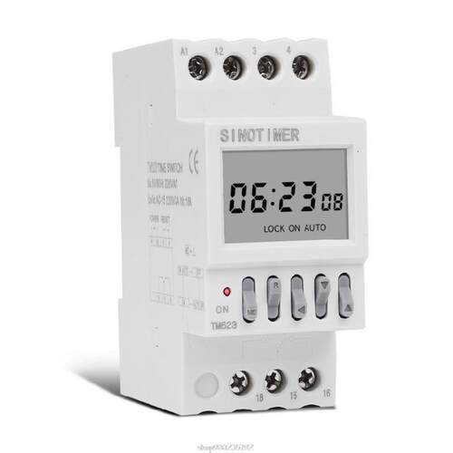 TM6 220V Programmable Astronomical Time Switch with Latitu