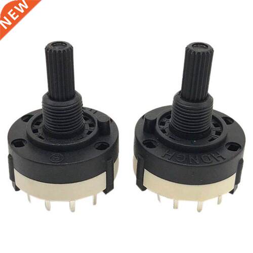 1 knife 12-band band rotary switch can be adjusted gear shaf