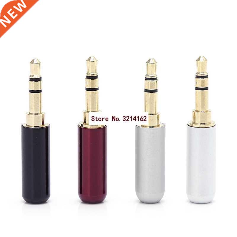 4x3 Pole 3.5mm Gold-Plated Plug RCA Connector Jack Stereo 07