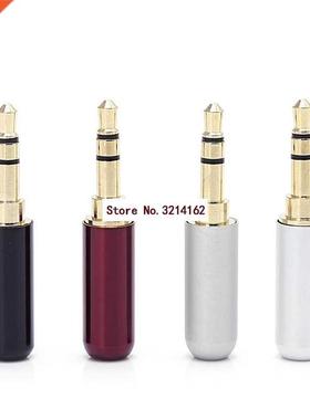 4x3 Pole 3.5mm Gold-Plated Plug RCA Connector Jack Stereo 07