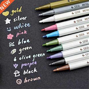 Pen Scra STA Ink Water Colored lot Metallic for Chalk pcs