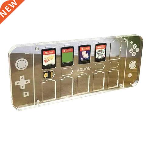 For Switch Oled Game Card Case Acrylic Transparent Magnetic