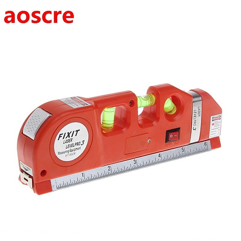 LV03 Laser Level Horizontal Vertical Line Measuring Tape Tes图片