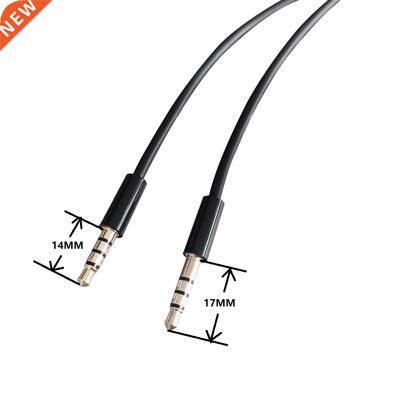 1.5m 5ft 4Poles 3.5mm Jack Audo Cable Male To Male Car Aux