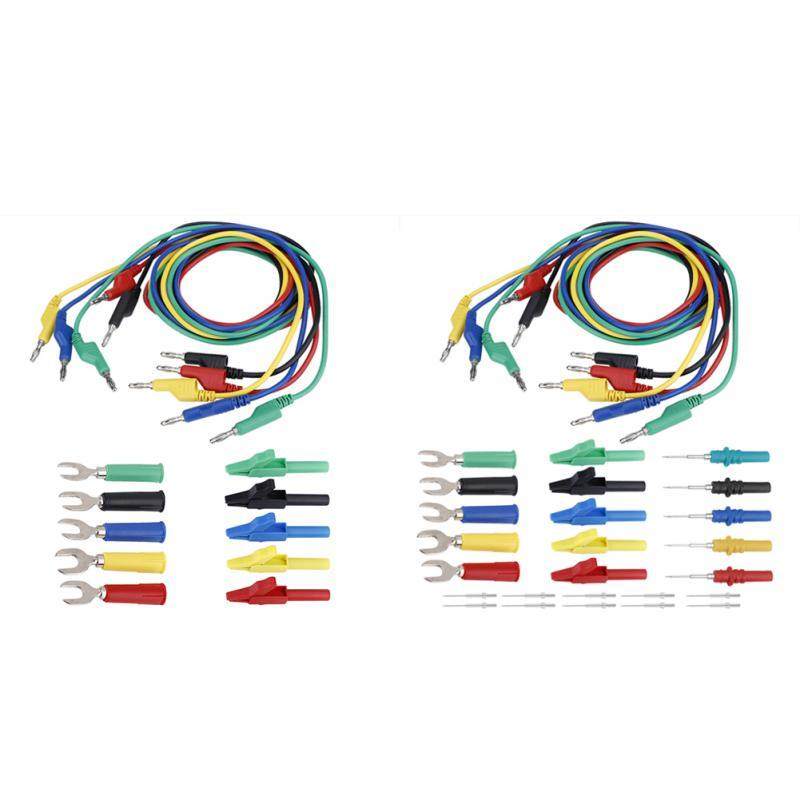 4mm anana to anana Plug Test Lead Kit 适用于 Multimeter C