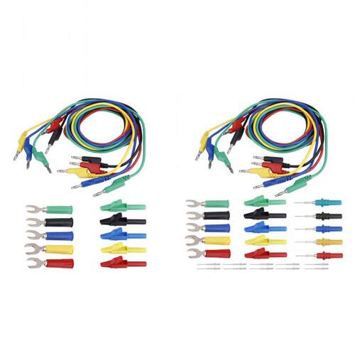 4mm anana to anana Plug Test Lead Kit 适用于 Multimeter C