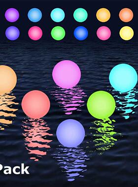 Floating Pool Light 16 Colors Pond Led Ball Lights Hot Tub L