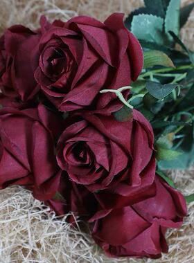 7 Heads Sweet Roses Artificial Flowers Festival Necessary We