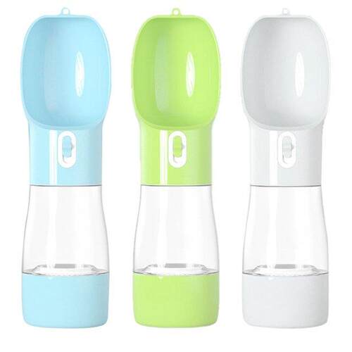 Portable Pet Dog Water Bottle Outdoor Puppy Drinking Bowl Tr