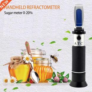 Beer Honey Fruit Sugar Brix Handheld Solution Refractometer