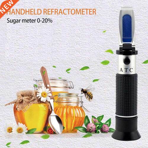 Handheld Refractometer Honey Beer Fruit Sugar Solution Brix