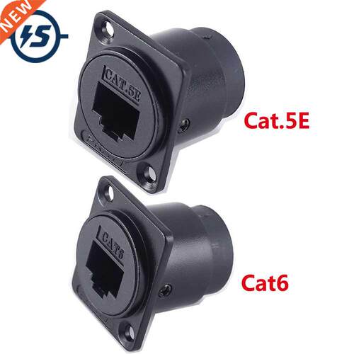 RJ45 D-type Module Socket Cable Female Signal Connector Cat6