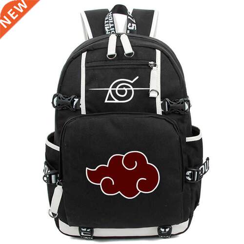 Anime Cosplay Backpack Akatsuki Sharingan Student School Sho