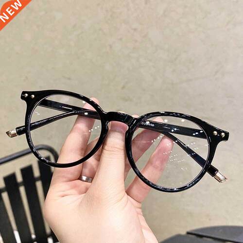 Round Eyeglasses For Women Men Computer Ant Blue Lght Glas