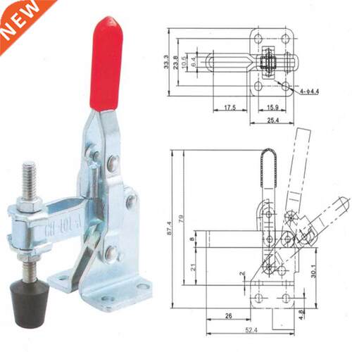 2 Pcs 50 kg 110 kg UBar Flange 101A Carpenter's clamp wi