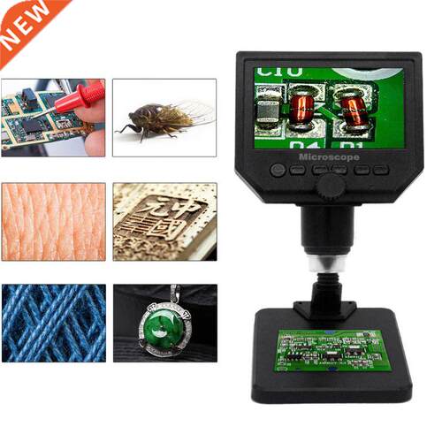 G600+ Upgrade 3.6MP Digital Microscope 4.3" LCD Mic