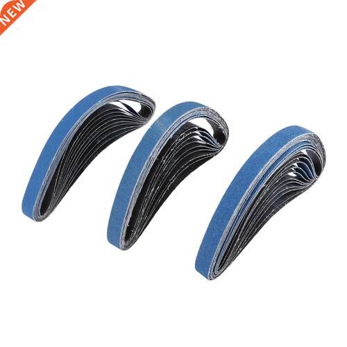 10Pcs 25 * 762mm Abrasive Sanding Belts for Air Belt Sander