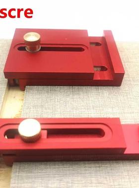 Aluminum Alloy Depth Measuring Ruler w/ Scale Woodworking Li