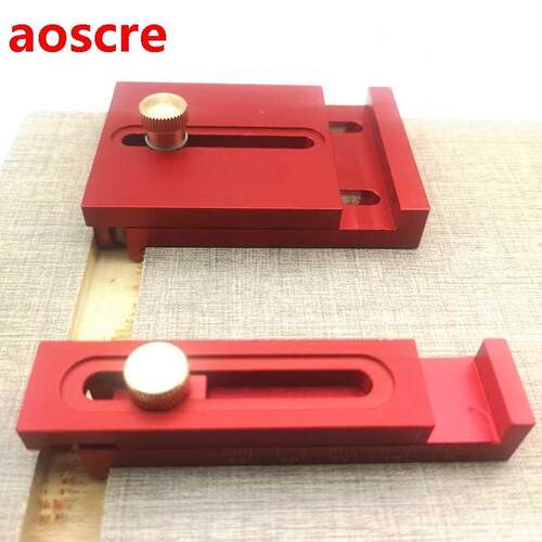 Aluminum Alloy Depth Measuring Ruler w/ Scale Woodworking Li