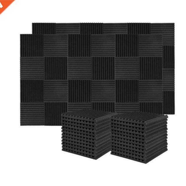 60 Pcs Sound Insulation Board Sound Insulation Studio Foam,F