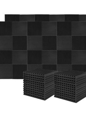 60 Pcs Sound Insulation Board Sound Insulation Studio Foam,F