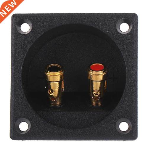 1pc Round Cup Subwoofer Plug Car Stereo Speaker Box Terminal