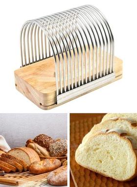 Kitchen Bread Slicer with Crumb Tray Bread Cutters Bread Acc