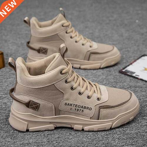 Martn boots new style men's shoes Korean casual joker hg