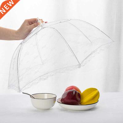 1PC Umbrella Style Food Cover Anti Mosquito Meal Cover Lace