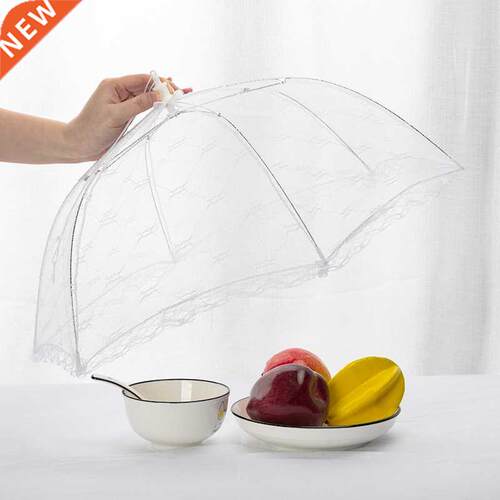 1PC Umbrella Style Food Cover Anti Mosquito Meal Cover Lace