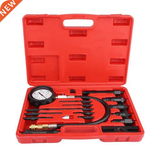 17Pcs Auto Tractor Diesel TDI CDI Engine Compression Tester