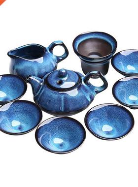 Porcelain Gongfu Tea Set Chinese Gongfu Tea Pot Set Creative