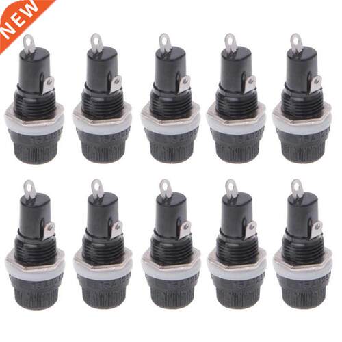 10 Pcs AC 250V 15A Electrical Panel Mounted 5x20mm Fuse Hold