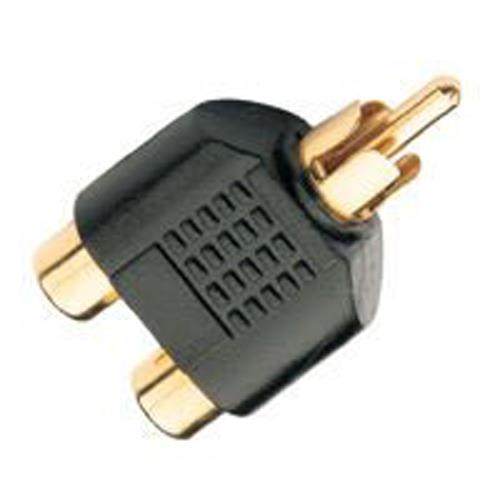 10x Gold plated splitter RCA plug to 2 x RCA sockets