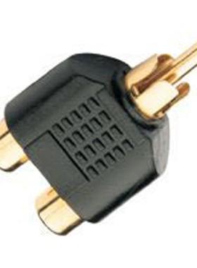 10x Gold plated splitter RCA plug to 2 x RCA sockets