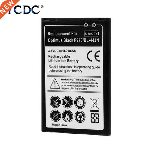1600mAh BL 44JN BL44JN Battery For LG Optimus Zone E400 L3