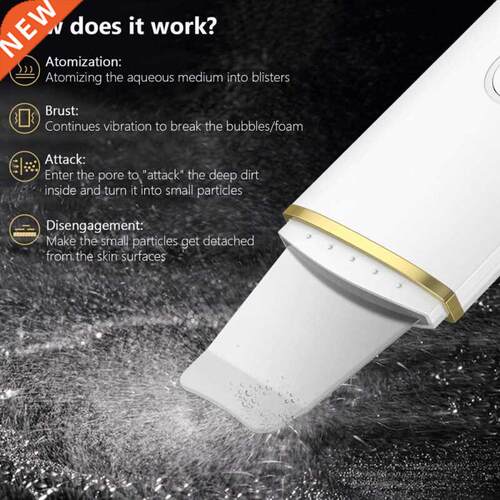 Ultrasonic Skin Scrubber Deep Face Cleaning Machine Peeling