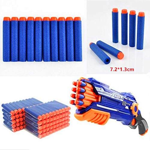 200PCS Darts EVA bullets For Nerf Gun Soft Hollow Hole Head