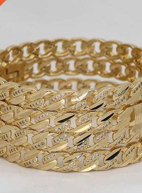 Bengal Africa luxury dubai Bangles For Women Girl With white