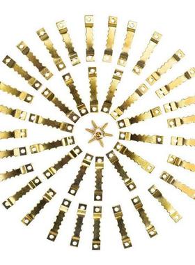 100 Pieces Picture Frame Hanging Sawtooth Hangers Kits Doubl