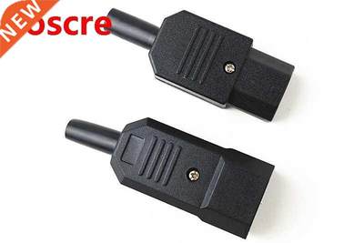 IEC Straight Cable Plug Connector Rewireable C13 C14