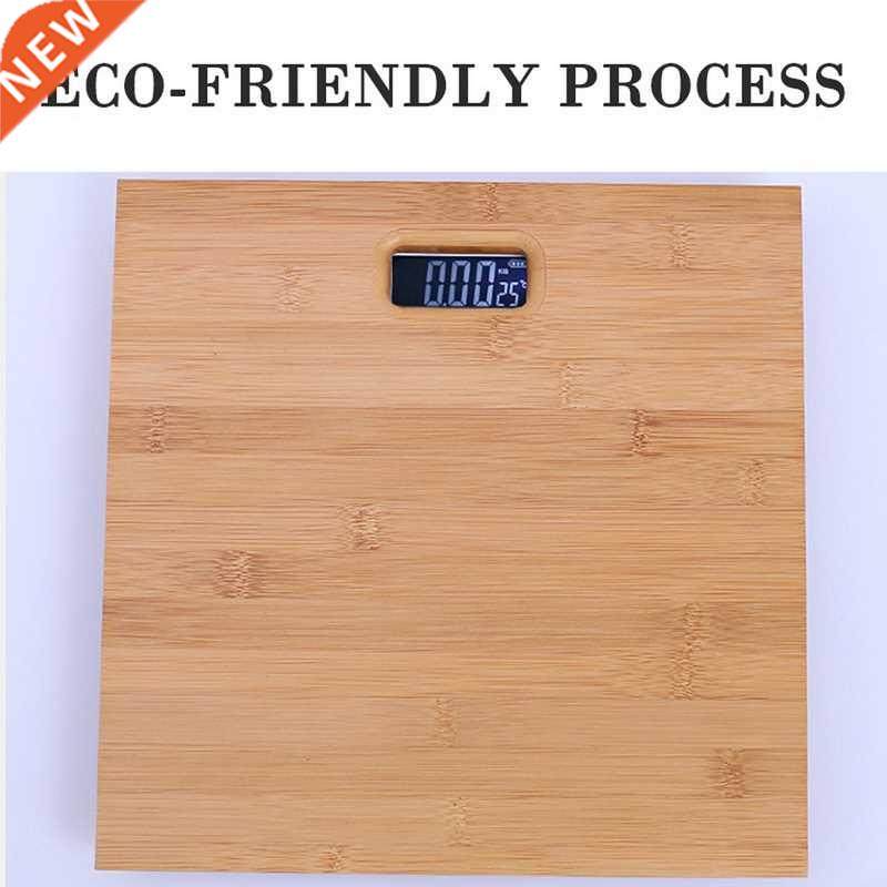 Home Floor Wooden Body Weight Scale Electronic Weighing Scal