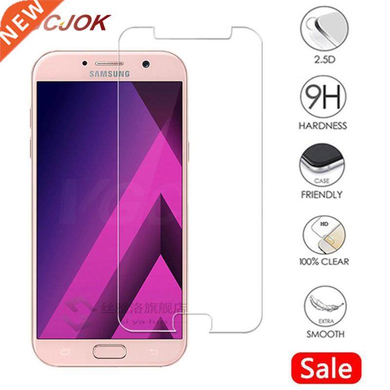 9H Protection Glass On The Samsung Galaxy A3 A5 A7 J3 J5 J7